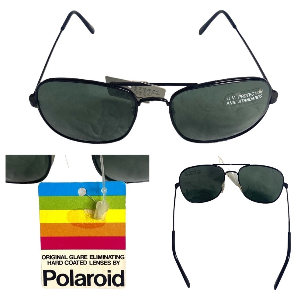 Polaroid Royal Vintage Sunglasses Polarizing Lens UV Protection Glare Unisex - Picture 1 of 8